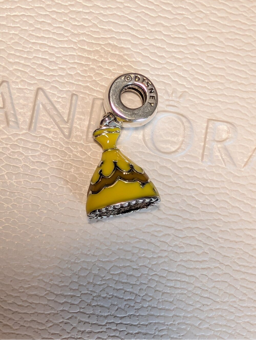 Pandora charm Disney belle dress beauty and the beast